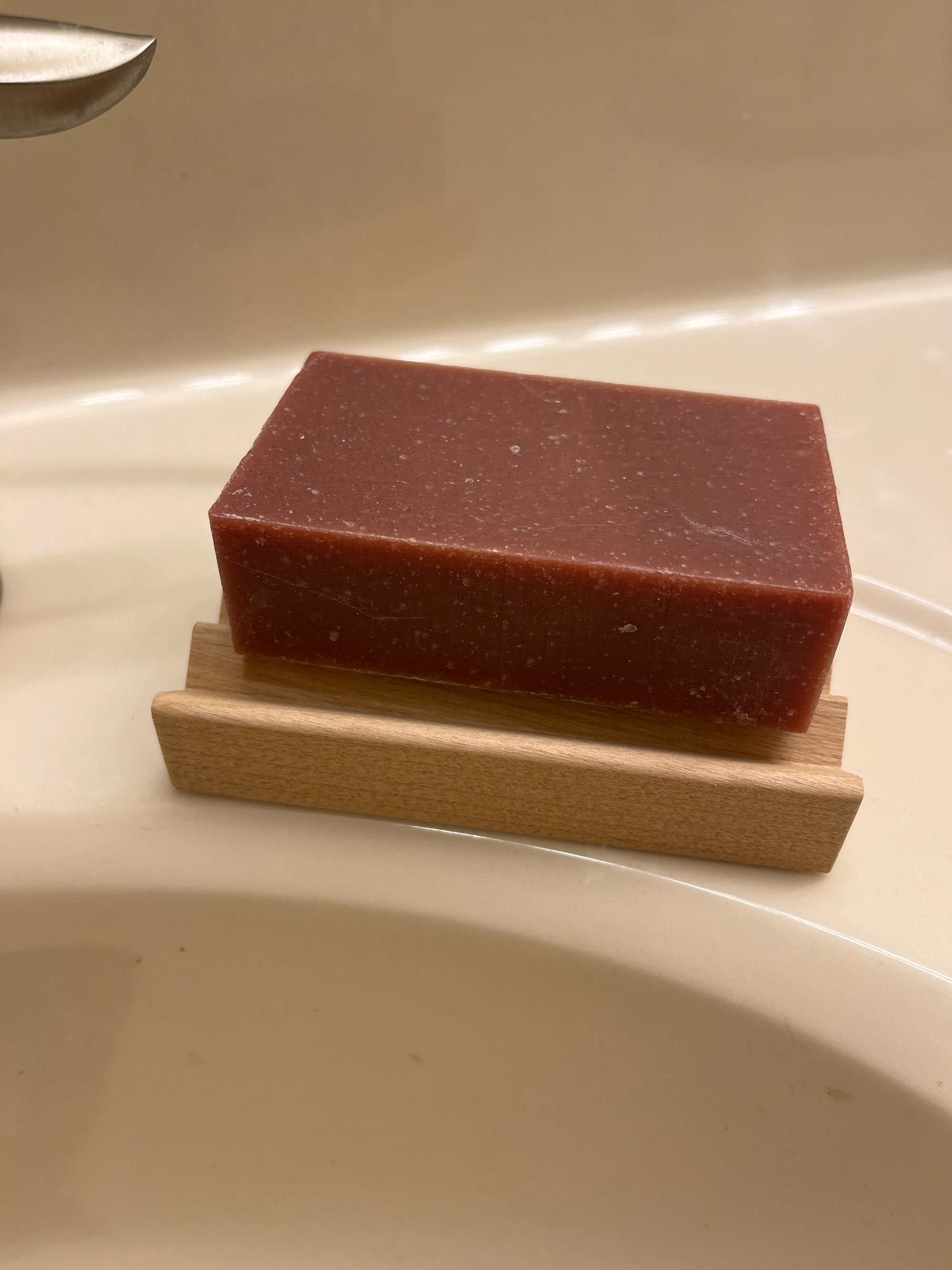 Organic soap and soap dish 