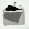 Travel pouch with dual pockets